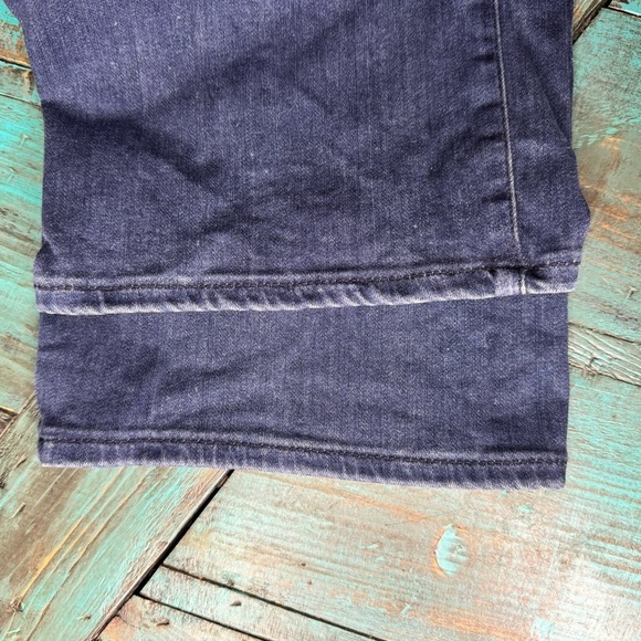 NYDJ Marilyn Straight Leg Ankle Cropped Jeans Size 14 Distressed - Picture 4 of 11